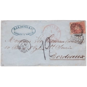 1863 Santiago to France via London - (Sc. 9; Mi.1IIf)