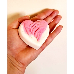 Black Orchid - Romantic love engagement heart soap - Shea Oatmeal
