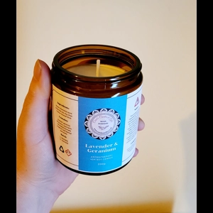 40h Soy - Lavender and Geranium - 200 g Jar