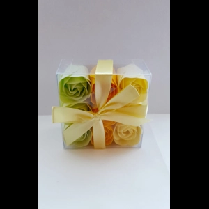 Yellow chamomile Rose Soap Flower Gift Box