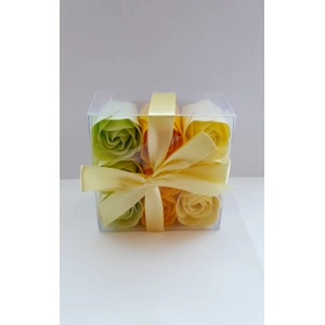 Yellow chamomile Rose Soap Flower Gift Box