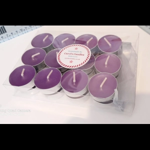 24 Purple Tea Lights – Unscented