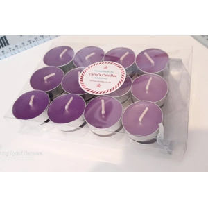 24 Purple Tea Lights – Unscented