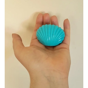 2x Shea oatmeal, Sea shell guest soap - Lavender Blue