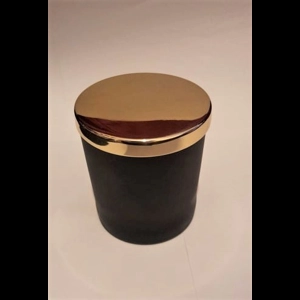 Sandalwood - Soy black glass jar candle