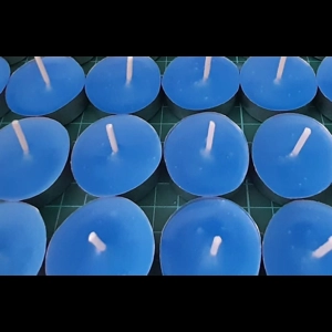 Unscented 24  Tea Lights – Blue