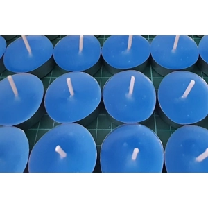 Unscented 24  Tea Lights – Blue
