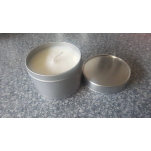 20 hr Chocolate Orange Soy candle Tin - White
