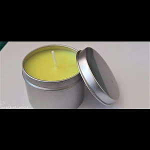 Yellow Chamomile Soy candle Tin - 22hr