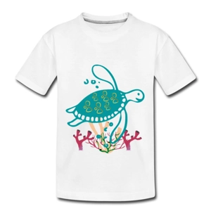 Sea Turtle Coral Reef Kids t-shirt