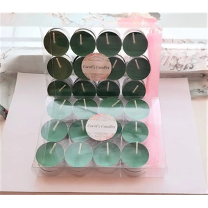 24 Green Tea Lights – Unscented