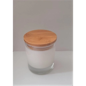 Lemongrass & Tea Tree Glass jar soy candle – with bamboo seal lid