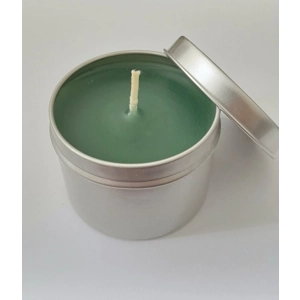 Witches brew tin green paraffin candle - 20hr