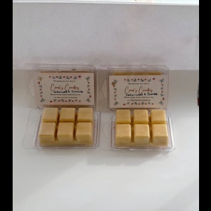 Homemade - soy wax melts - Cedarwood and Jasmine essentialoil, Carol's Candles and gifts