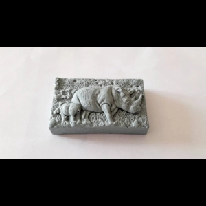 Freesia Rhino Soap vegan - Shea Butter Oatmeal soap, Carol's Candles and gifts