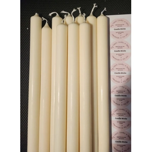 10x Soy Church Altar or dinner candle sticks - 28 cm Carol's Candles