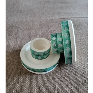 2 Handmade Stonecast Candle Stick Holder Green/white vegan non-toxic.