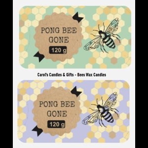 Pong Bee Gone - Organic bees wax candle tin