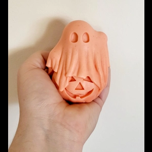 Halloween Shea oatmeal, Ghost Pumpkin soap