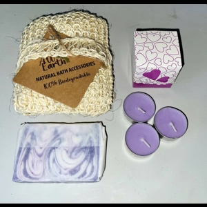 Purple Shower Spa Gift Set - Lavender