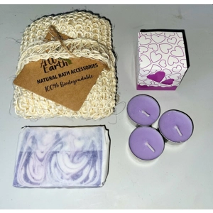 Purple Shower Spa Gift Set - Lavender