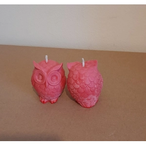 Soy 2 owl Little pillar candles – sandalwood
