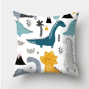 Kids cartoon dinosaurs - Cushion Cover 43cm