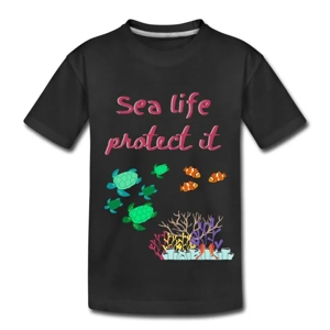 Sea life protect it Kids t-shirt