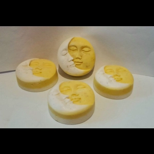 Lime Basil Manderin Sun and Moon - Shea & Oatmeal Soap