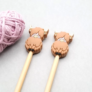 Highland Cow Needle Point Protectors
