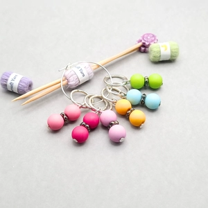 Pastel Bead Stitch Markers Pastel Bead Stitch Markers