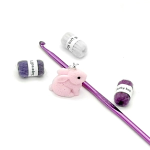 Pink Bunny Stitch Marker