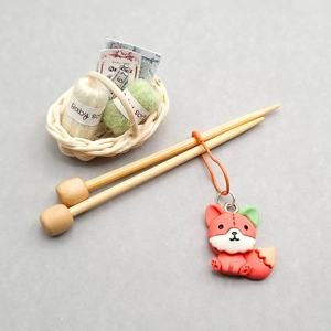 Resin Fox Stitch Marker
