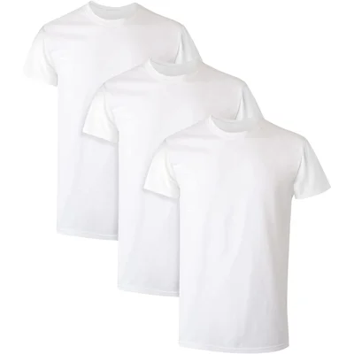 Hanes Men's Tagless Cotton Crew Undershirt – Multiple Packs and Colors