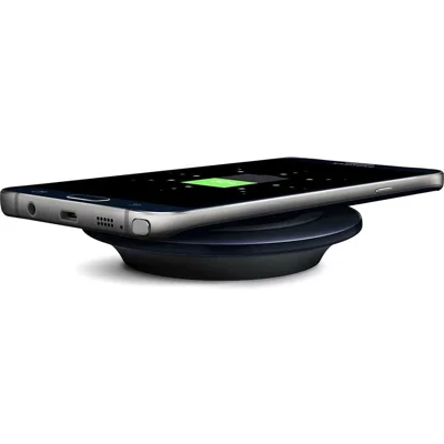 Samsung Qi Certified Fast Charge Wireless Charging Pad for Galaxy S10, iPhone 11 and Other Qi Compatible Smartphones with Built-in Cool Fan