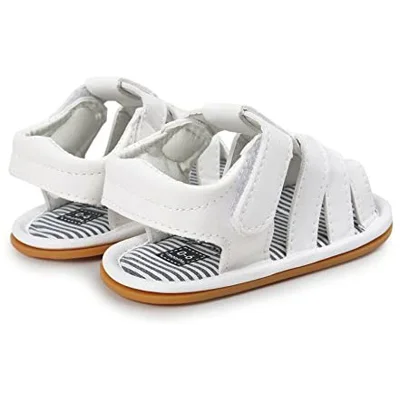 Baby Boys Girls Sandals Rubber Sole Outdoor First Walker Toddler Girls Boys Summer Shoes