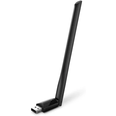 TP-Link AC600 USB WiFi Adapter for PC (Archer T2U Plus)- Wireless Network Adapter for Desktop with 2.4GHz, 5GHz High Gain Dual Band 5dBi Antenna, Su