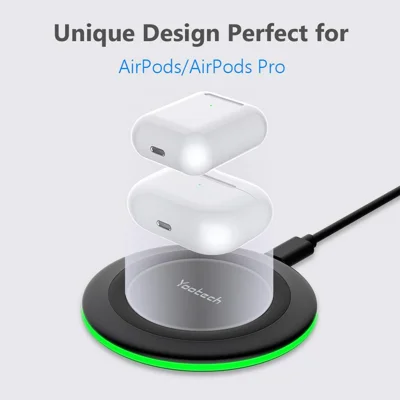 Yootech Wireless Charger,Qi-Certified 10W Max Fast Wireless Charging Pad Compatible with iPhone 13/13 Pro/13 Mini/13 Pro Max/12/SE 2020/11,Samsung G