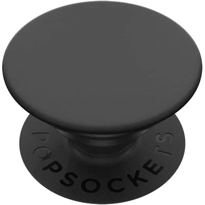 PopSockets: PopGrip with Swappable Top for Phones & Tablets - Black