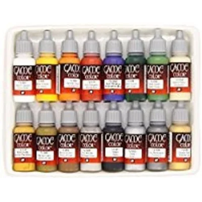 Acylicos Vallejo - 72299 - Acrylic 16 Colors for Fantasy Figures Paint Colors