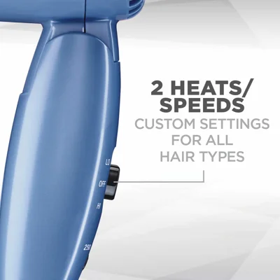 onair Compact Hair Dryer with Folding Handle, Travel Dryer