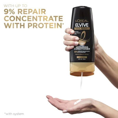 L'Oreal Paris Elvive Total Repair 5 Repairing Conditioner for Damaged Hair Conditioner with Protein and Ceramide for Strong Silky Shiny Healthy