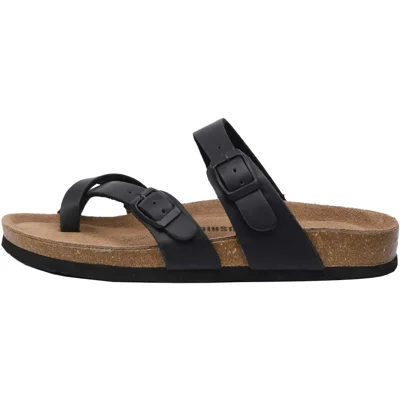 Women's Cushionaire Luna Cork footbed Sandal with +Comfort