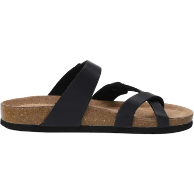 Women's Cushionaire Luna Cork footbed Sandal with +Comfort