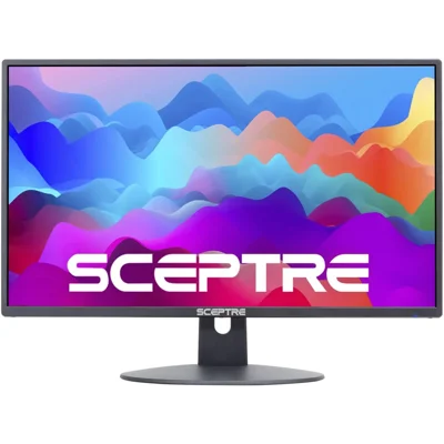 Sceptre 20" 1600x900 75Hz Ultra Thin LED Monitor 2x HDMI VGA Built-in Speakers, Machine Black Wide Viewing Angle