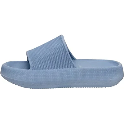 Cushionaire Women's Feather recovery slide sandals with +Comfort