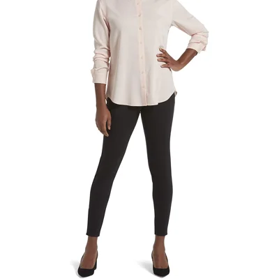 No Nonsense Women’s Classic Denim Jean Leggings with Back Pockets
