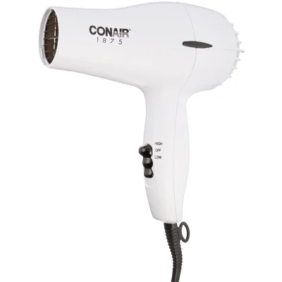 Conair Mid-Size Styler Hair Dryer, White