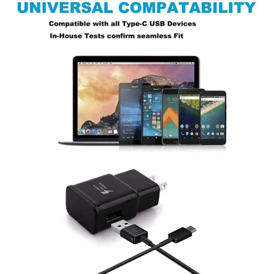 Adaptive Fast Charger Compatible Samsung Galaxy S9 S9 Plus S8 S8 Edge S10 S20 A50 A51 A71 A20 A21 A20e A10e A11S Note 8 Note 9 LG G5 G6 G7 V20 V30,