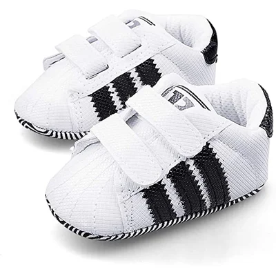 LIVEBOX Newborn Baby Boys' Premium Soft Sole Infant Prewalker Toddler Sneaker Shoes